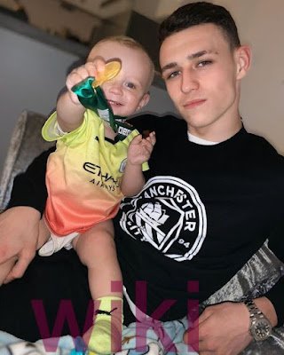 Philip Walter Foden and his son